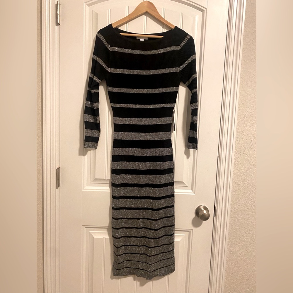 NWT New York & Company Ribbed Maxi Dress